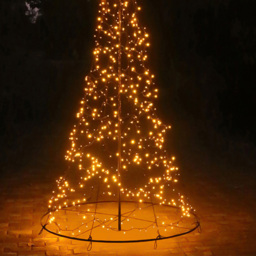 Xmas Haus 1080 Copper Gold LED Gold Tree 11.8ft - Size: 11ft - Black - Wilko - thumbnail 3