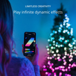 Twinkly 200 RGB Pearl Shaped LED Smart Green Cable USB String Light 12m - Size: 12 x 5.6 x 18cm - Wilko - thumbnail 7