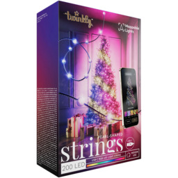 Twinkly 200 RGB Pearl Shaped LED Smart Green Cable USB String Light 12m - Size: 12 x 5.6 x 18cm - Wilko - thumbnail 3