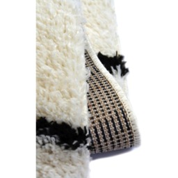 Homemaker Ivory and Black Isobar Snug Shaggy Rug 120 x 170cm - Multi - Wilko - thumbnail 4