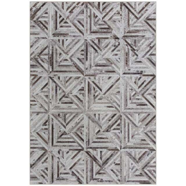 HOMCOM Brown Chenille Non-Slip Rug 230 x 160cm - Size: 12 x 32 x 44cm - Wilko