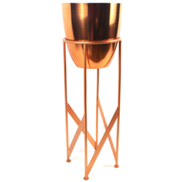 Botanik Yukka Artificial Plant in Copper Metal Planter 3ft - Size: 90 x 19 x 19cm - Wilko - thumbnail 4