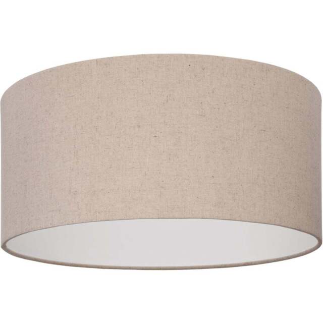 EGLO Feniglia Beige Linen Ceiling Light - Size: 24 x 47.5 x 24cm - black - Wilko - image 1