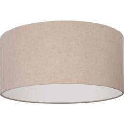 EGLO Feniglia Beige Linen Ceiling Light - Size: 24 x 47.5 x 24cm - black - Wilko - thumbnail 1