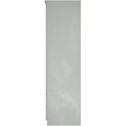 Crowndale Knightsbridge 2 Door 2 Drawer Grey Gloss and Dusk Grey Wardrobe Ready Assembled - Grey Gloss & Dusk Grey - Wilko - thumbnail 7