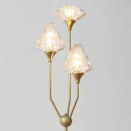 Charlotte Floor Lamp Gold - Wilko - thumbnail 5