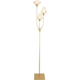 Charlotte Floor Lamp Gold - Wilko - thumbnail 1