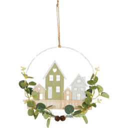 LED Merry Christmas House Scene Hanger - Wilko - thumbnail 3