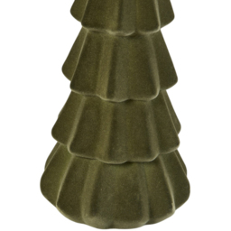 Flocked Christmas Tree with Star - Green - Amber Charm - Wilko - thumbnail 5