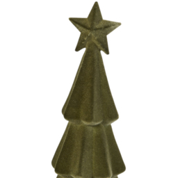 Flocked Christmas Tree with Star - Green - Amber Charm - Wilko - thumbnail 4