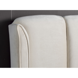 Aurora Double Warmstone Velvet Ottoman Bed - Cream - Bedmaster - Wilko - thumbnail 6