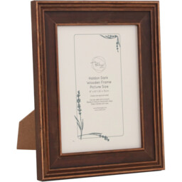 Haldon Wooden Frame Brown 8 x 6in - Wilko - thumbnail 6
