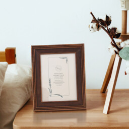 Haldon Wooden Frame Brown 8 x 6in - Wilko - thumbnail 7