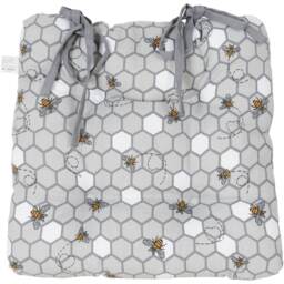 Honeycomb Seat Pad - Grey - Wilko - thumbnail 4