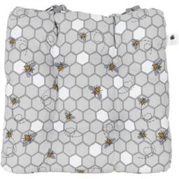 Honeycomb Seat Pad - Grey - Wilko - thumbnail 3
