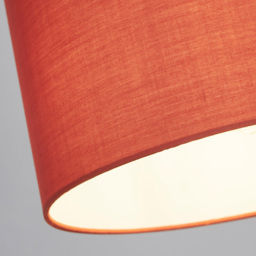 Lighting Collection Yates Terracotta Drum Lamp Shade 30cm - Size: 21 x 31 x 31cm - Wilko - thumbnail 5