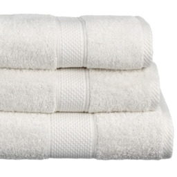 Imperial Hotel Quality White Combed Cotton Turkish Bath Mat - Size: 50 x 80 x 4cm - Wilko - thumbnail 3