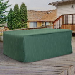 Outsunny Green 600D Oxford Anti-UV Garden Furniture Cover 205 x 145 x 70cm - Wilko - thumbnail 3