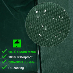 Outsunny Green 600D Oxford Anti-UV Garden Furniture Cover 205 x 145 x 70cm - Wilko - thumbnail 6
