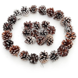 Living and Home Dyed Pine Cone Ornament 30 Pack - Brown - Wilko - thumbnail 6