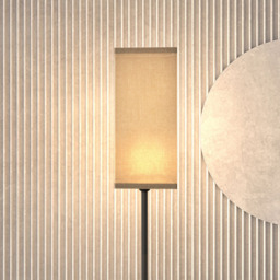 Portland Black Linen Shade Standing Floor Lamp 161.5cm - Size: 161.5 x 25 x 25cm - Wilko - thumbnail 5