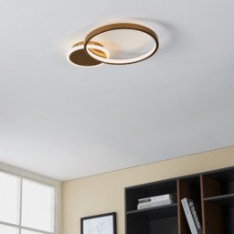 Gafares LED Gold/White Flush Light - Size: 5.5 x 29 x 40.5cm - EGLO - Wilko - thumbnail 3