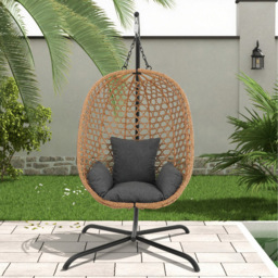 Farringdon Hanging Chair Natural - Size: 1 Seater - Wilko - thumbnail 6