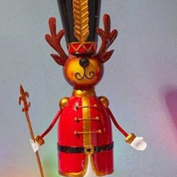 Marco Paul Reindeer Christmas Ornament - Size: 10 x 5 x 5cm - Multi - Wilko - thumbnail 4
