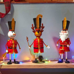 Marco Paul Reindeer Christmas Ornament - Size: 10 x 5 x 5cm - Multi - Wilko - thumbnail 3