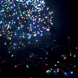 Shatchi 720 Multicolour LED Multifunction Green Cable Christmas Cluster Light 10.8m - Size: 6 x 1.5 x 2cm - Wilko - thumbnail 3