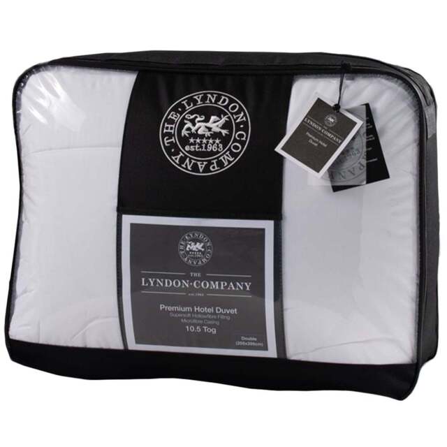 The Lyndon Company Double Hotel Premium Duvet 10.5Tog - White - Wilko - image 1