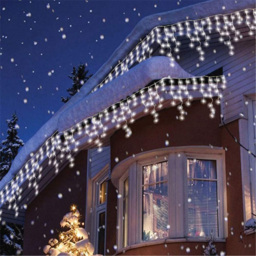 Best Artificial 10m Bright White Multi Function Mains Powered Icicle Light - Size: 50 x 5 x 1000cm - Wilko - thumbnail 4