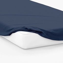 Serene King Size Navy Fitted Bed Sheet - Blue - Wilko - thumbnail 4