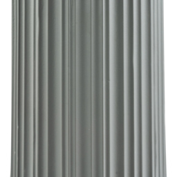 Pacific Lifestyle Ionic Grey Textured Ceramic and Gold Metal Table Lamp - Wilko - thumbnail 5
