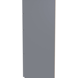 Crowndale Milan 4 Drawer Dusk Grey Deep Chest of Drawers Ready Assembled - Wilko - thumbnail 4