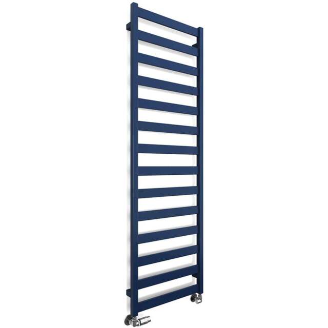 Terma Vivo Denim Blue Heated Towel Rail 2019 BTU 1630 x 500mm - Size: 163 x 50 x 7.2cm - Wilko - image 1