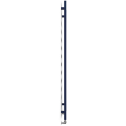 Terma Vivo Denim Blue Heated Towel Rail 2019 BTU 1630 x 500mm - Size: 163 x 50 x 7.2cm - Wilko - thumbnail 5