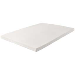 Starlight Beds Super King Size Memory Foam Mattress Topper with Elastic Straps 2 inch - White - Wilko - thumbnail 1