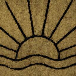 JVL Comfort Half Moon Sunset Tuffscrape 40 x 70cm - Brown - JVL Homewares - Wilko - thumbnail 5