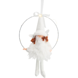 LED Hoop Sitting Fairy - Neutral - Size: 20 x 32 x 8 cm - Wilko - thumbnail 3