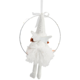 LED Hoop Sitting Fairy - Neutral - Size: 20 x 32 x 8 cm - Wilko - thumbnail 7