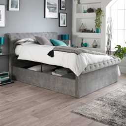 Aspire Chesterfield Super King Size Grey Ottoman Bed - Aspire Beds - Wilko - thumbnail 7