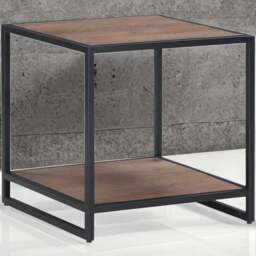 Baumhaus Ooki Open Side Table - Brown - Wilko