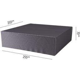Platinum AeroCover Waterproof Square Lounge Set Cover 70 x 255 x 255cm - Grey - Wilko - thumbnail 7