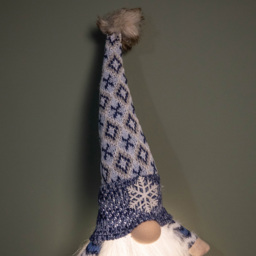 Samuel Alexander Blue Light Up Gonk with Dangly Legs and Snowflake Hat Decoration - Size: 55 x 14 x 14cm - Wilko - thumbnail 4