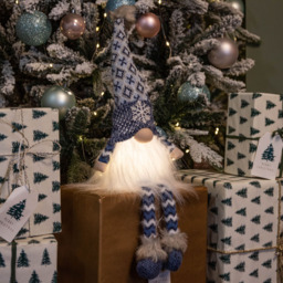 Samuel Alexander Blue Light Up Gonk with Dangly Legs and Snowflake Hat Decoration - Size: 55 x 14 x 14cm - Wilko - thumbnail 5