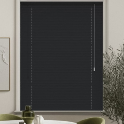 New Edge Blinds PVC Venetian Blind Black 60cm - Size: W 60 x D 152cm - Wilko