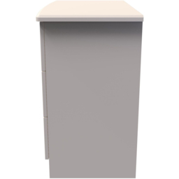 Crowndale Knightsbridge 3 Drawer Kashmir Gloss Chest of Drawers Ready Assembled - Kashmir Gloss & Kashmir - Wilko - thumbnail 5