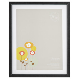 The Port Co Gallery Black Ridged Photo Frame 14 x 11 inch - Size: 10 x 8 Inch - The Port. Co Gallery - Wilko - thumbnail 3