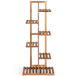 Costway 6 Tier Wooden Multifunctional Plant Stand - Size: 131 x 21 x 6cm - Cream - Wilko - thumbnail 4